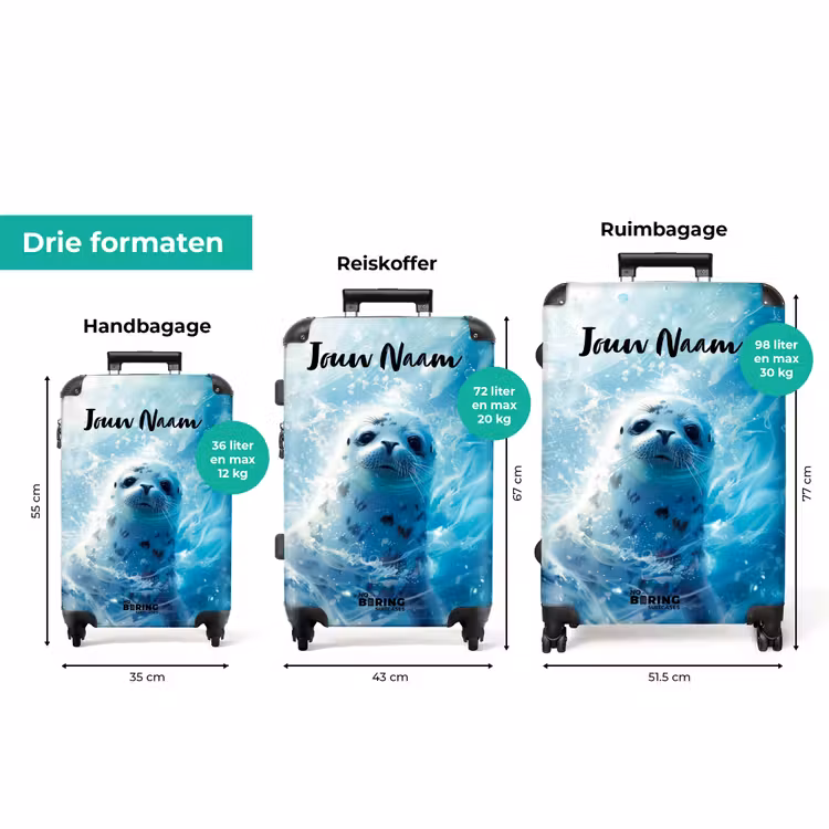 Koffer met naam - Zeger Zeehond — 8