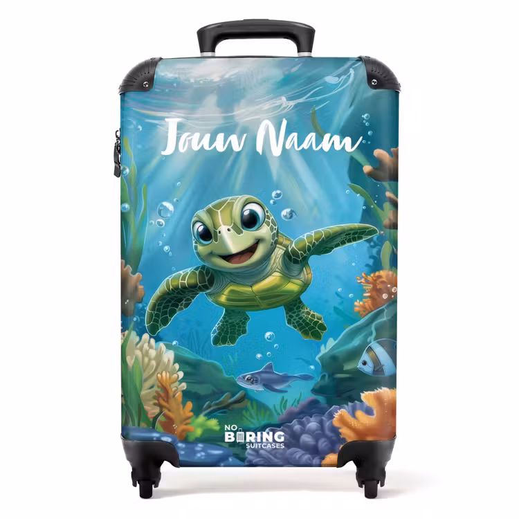 Koffer met naam - Zippy Zeeschildpad — 1