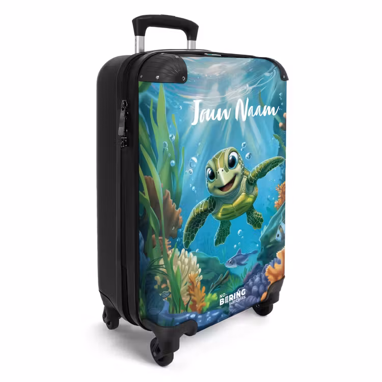 Koffer met naam - Zippy Zeeschildpad — 2