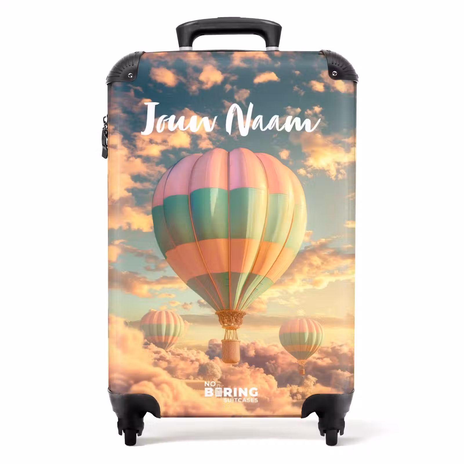 Koffer met naam - Pastel skyliner — 1