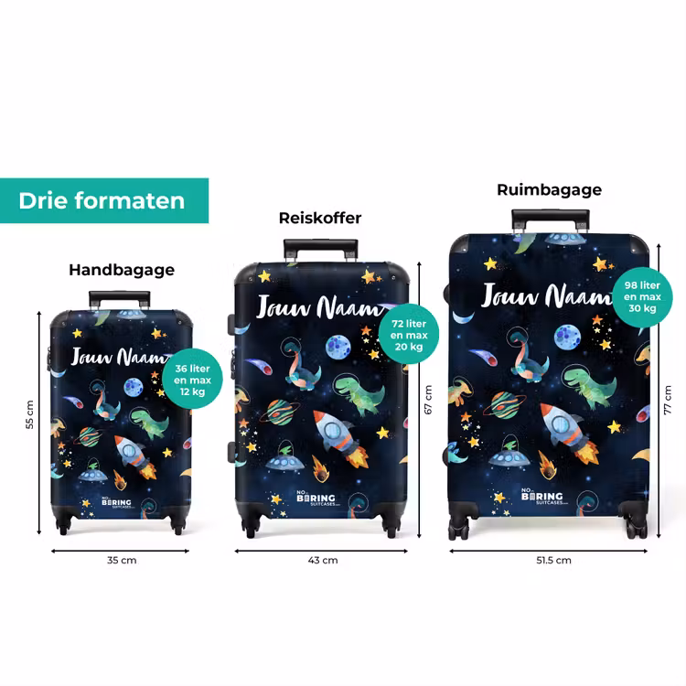 Koffer met naam - Cosmodino's — 8