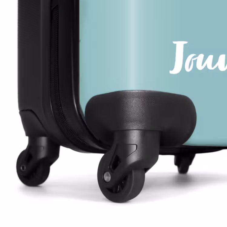 Koffer met naam - Hotrod turquoise — 6