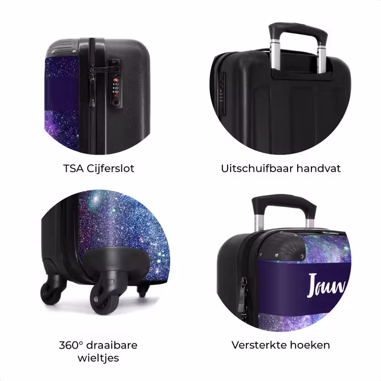 Koffer met naam - Kosmische kleurexplosie — 7