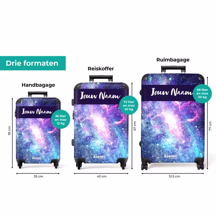 Koffer met naam - Kosmische kleurexplosie — 8