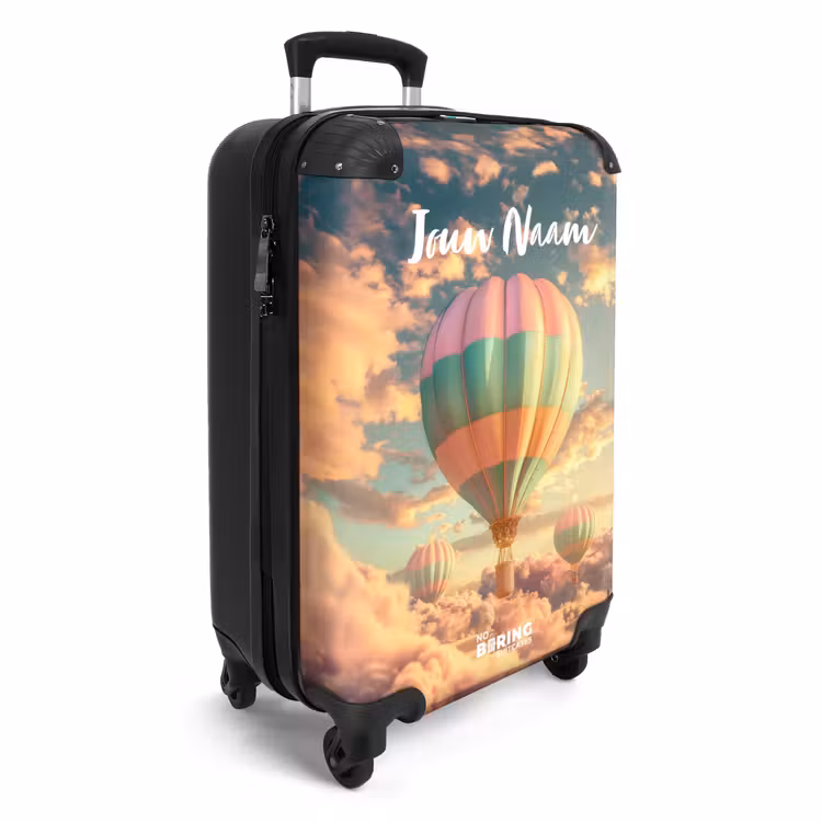 Koffer met naam - Pastel skyliner — 2