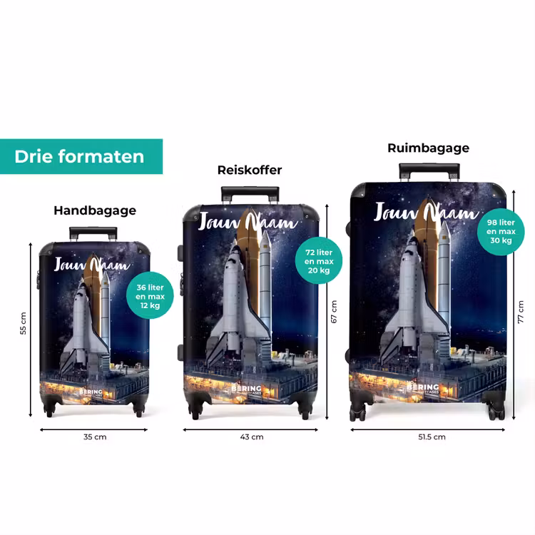Koffer met naam - Rijzende raket — 8