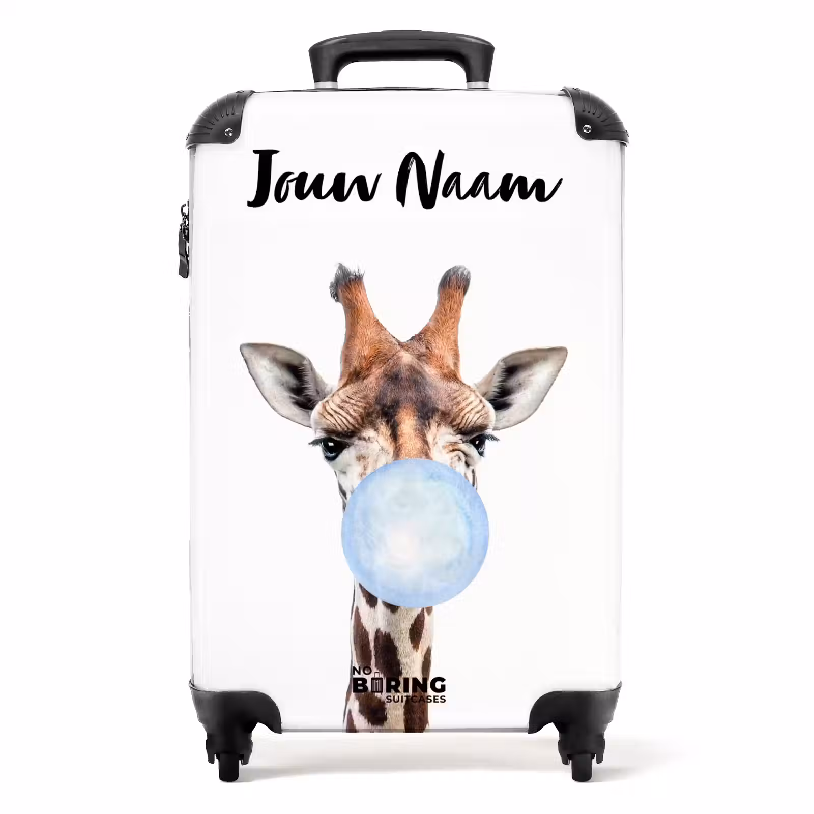 Koffer met naam - Kauwende Kobus blauw — 1