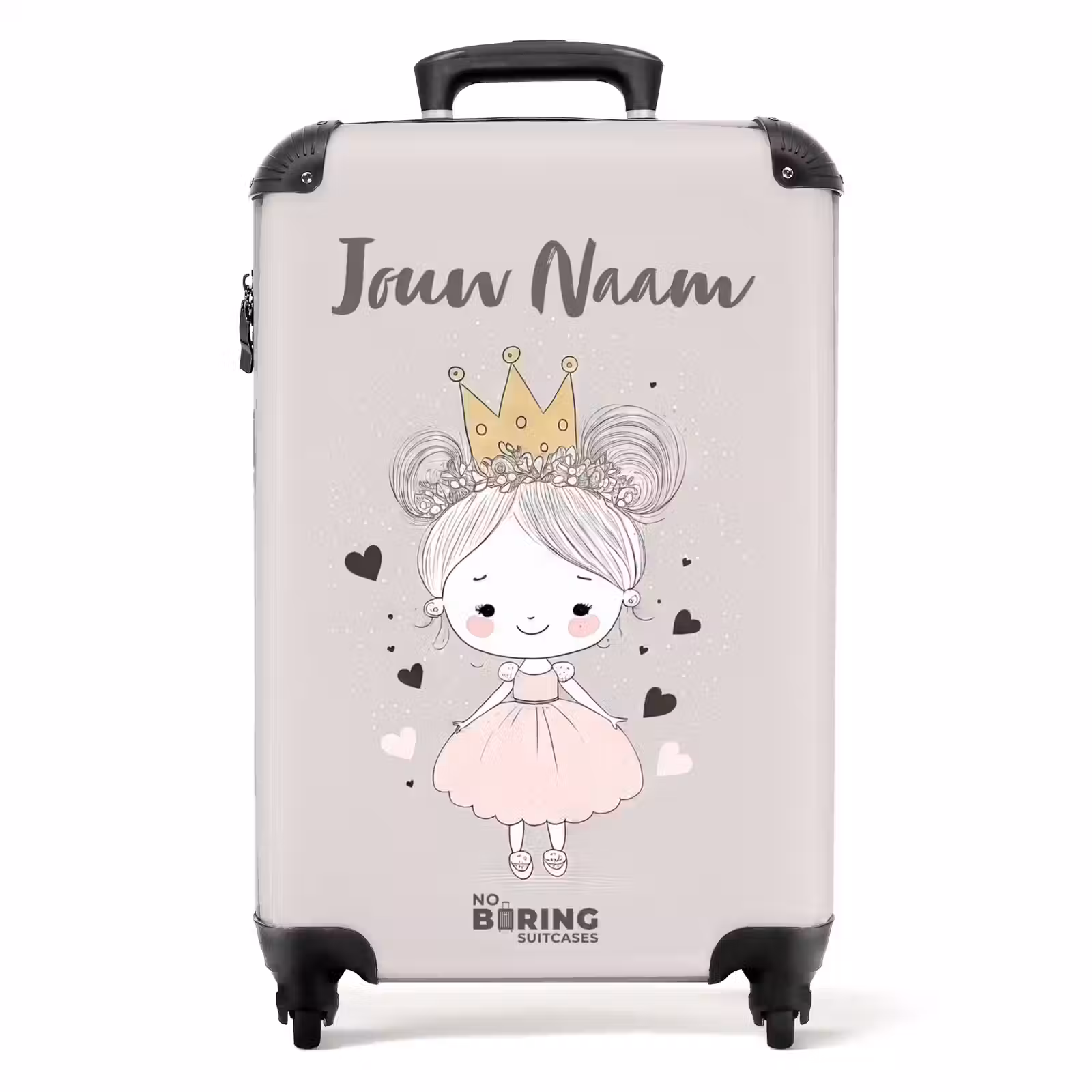 Koffer met naam - Prinses met knotjes — 1