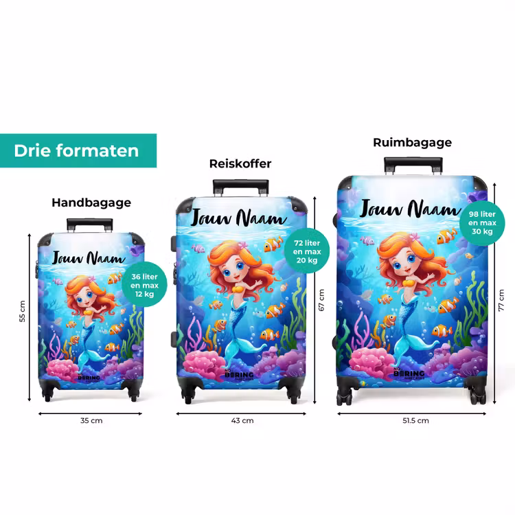 Koffer met naam - Olivia onderwater — 8