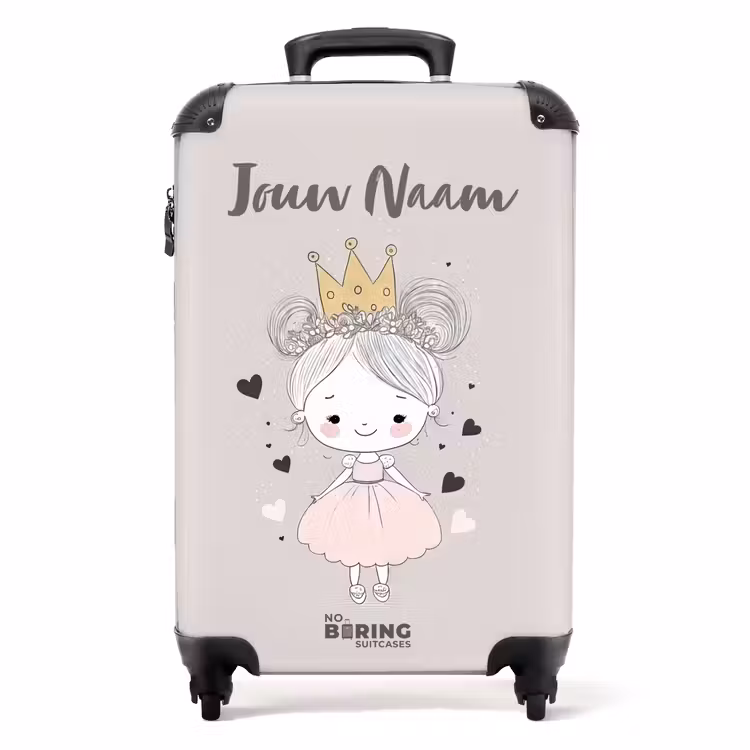 Koffer met naam - Prinses met knotjes — 1