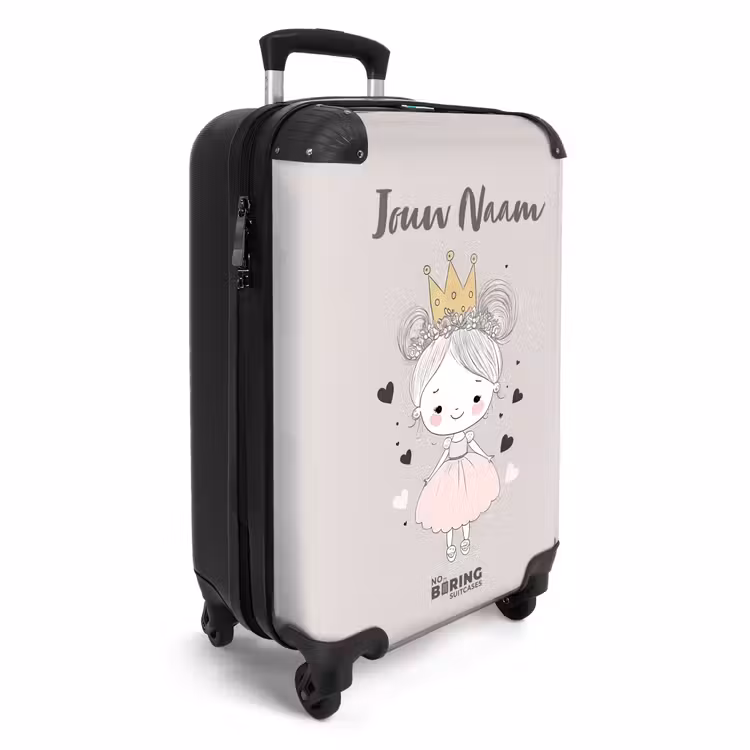 Koffer met naam - Prinses met knotjes — 2