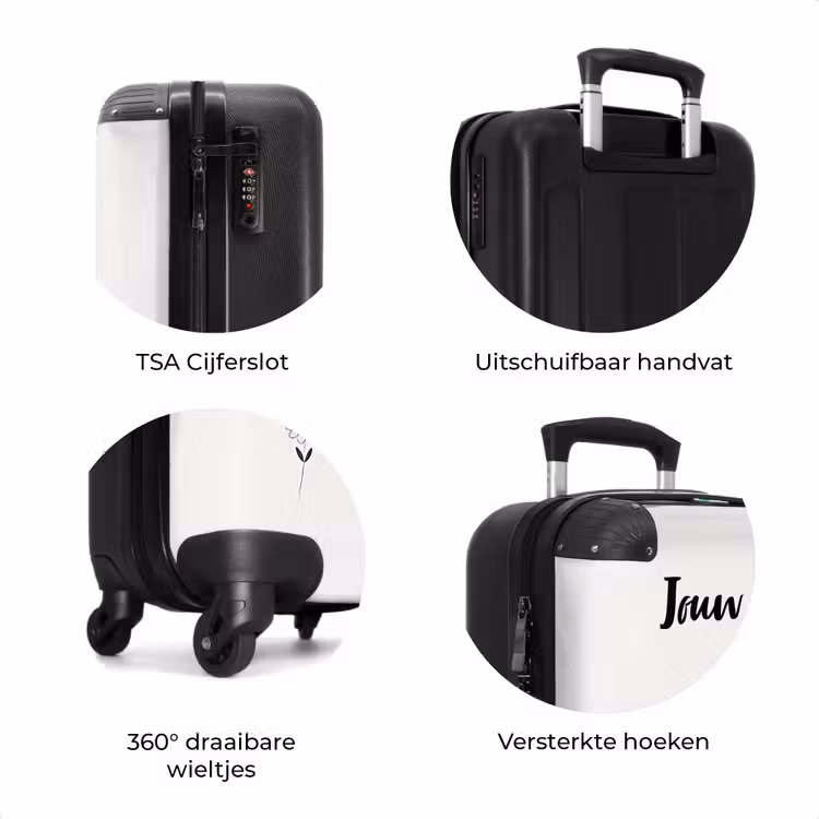 Koffer met naam - Prinses met zwart jurkje — 7