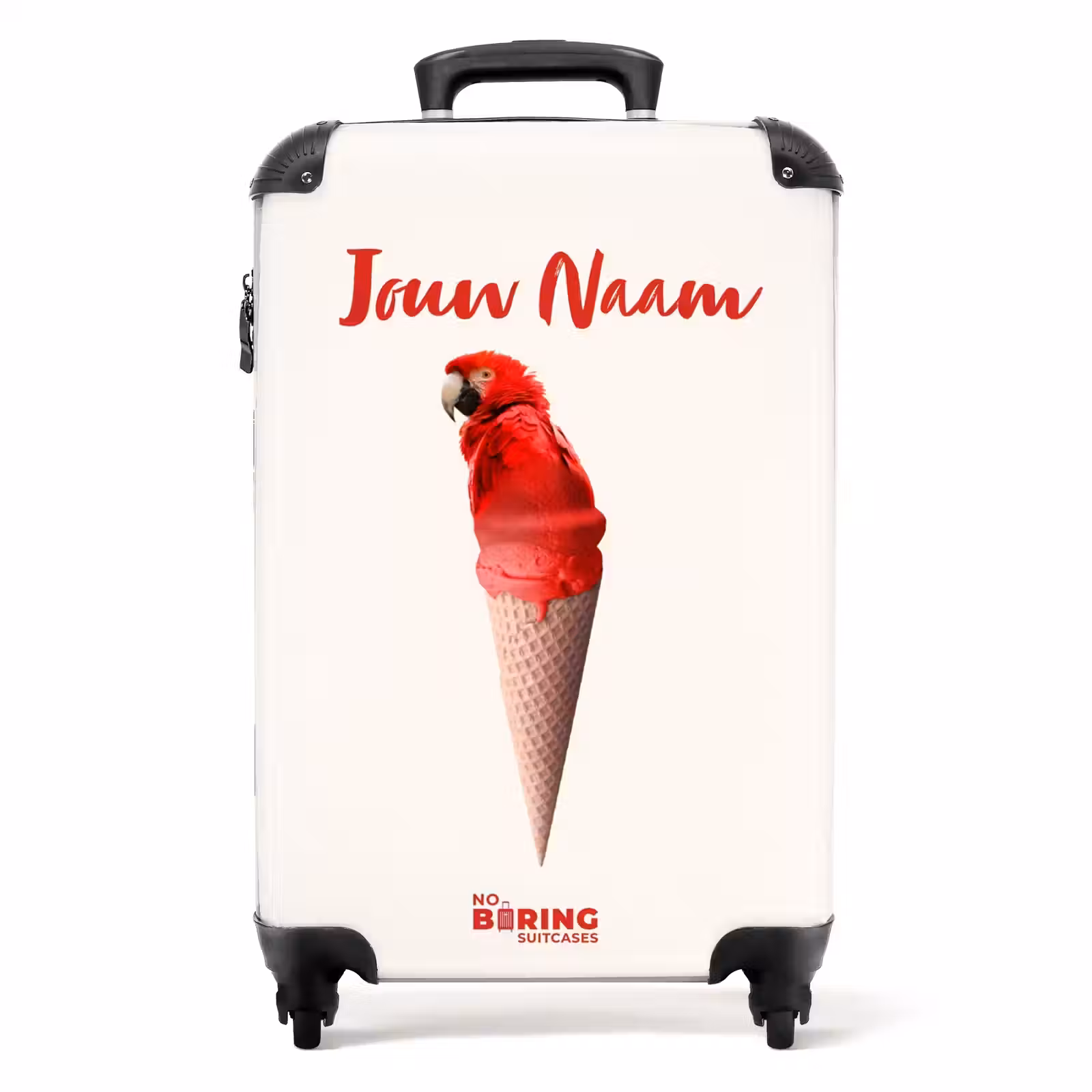 Koffer met naam - Papegaaihoorntje — 1