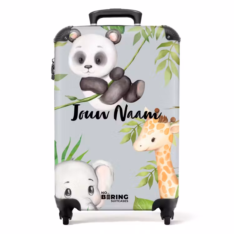 Koffer met naam - Diertjes in de jungle — 1