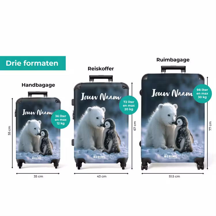 Koffer met naam - Frosty friends — 8