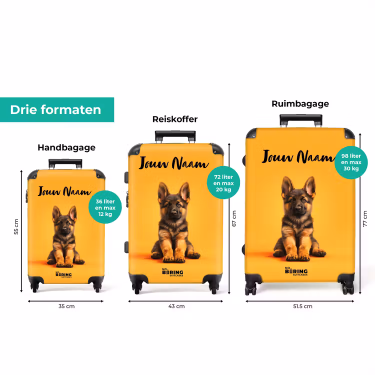 Koffer met naam - Hein herder — 8