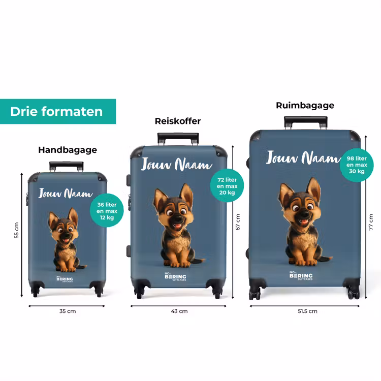 Koffer met naam - Hylke herder — 8