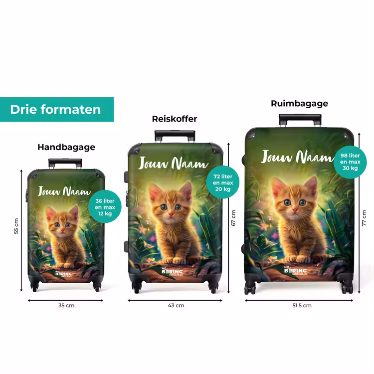 Koffer met naam - Kees kitten — 8