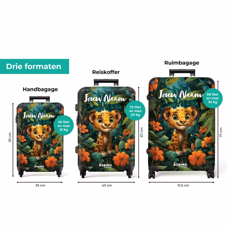 Koffer met naam - Liam luipaardje — 8