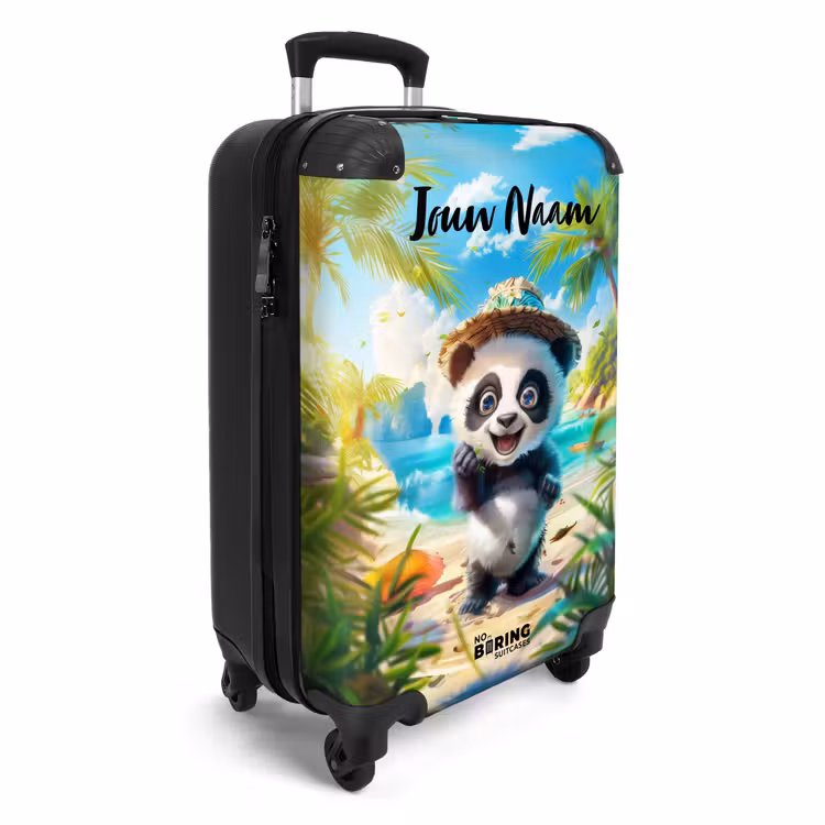 Koffer met naam - Pablo panda — 2