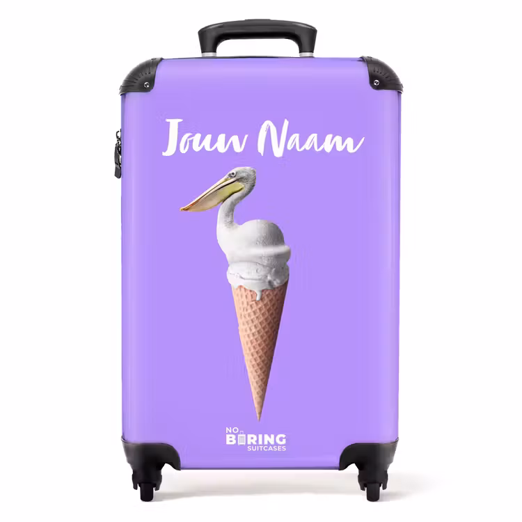 Koffer met naam - Pelikaanhoorntje — 1