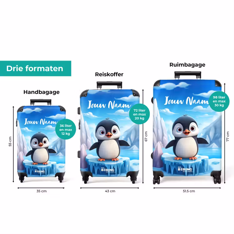 Koffer met naam - Pietertje pinguïn — 8