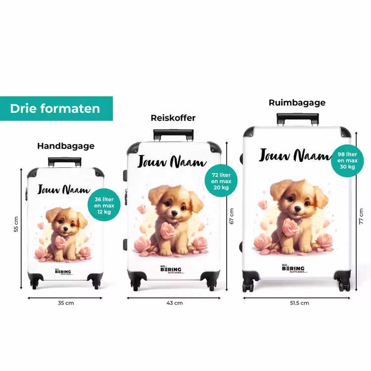 Koffer met naam - Popke puppy — 8