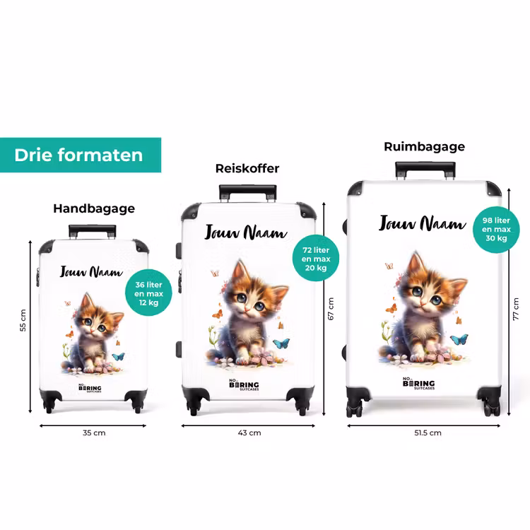 Koffer met naam - Vera vlinderkitten — 8