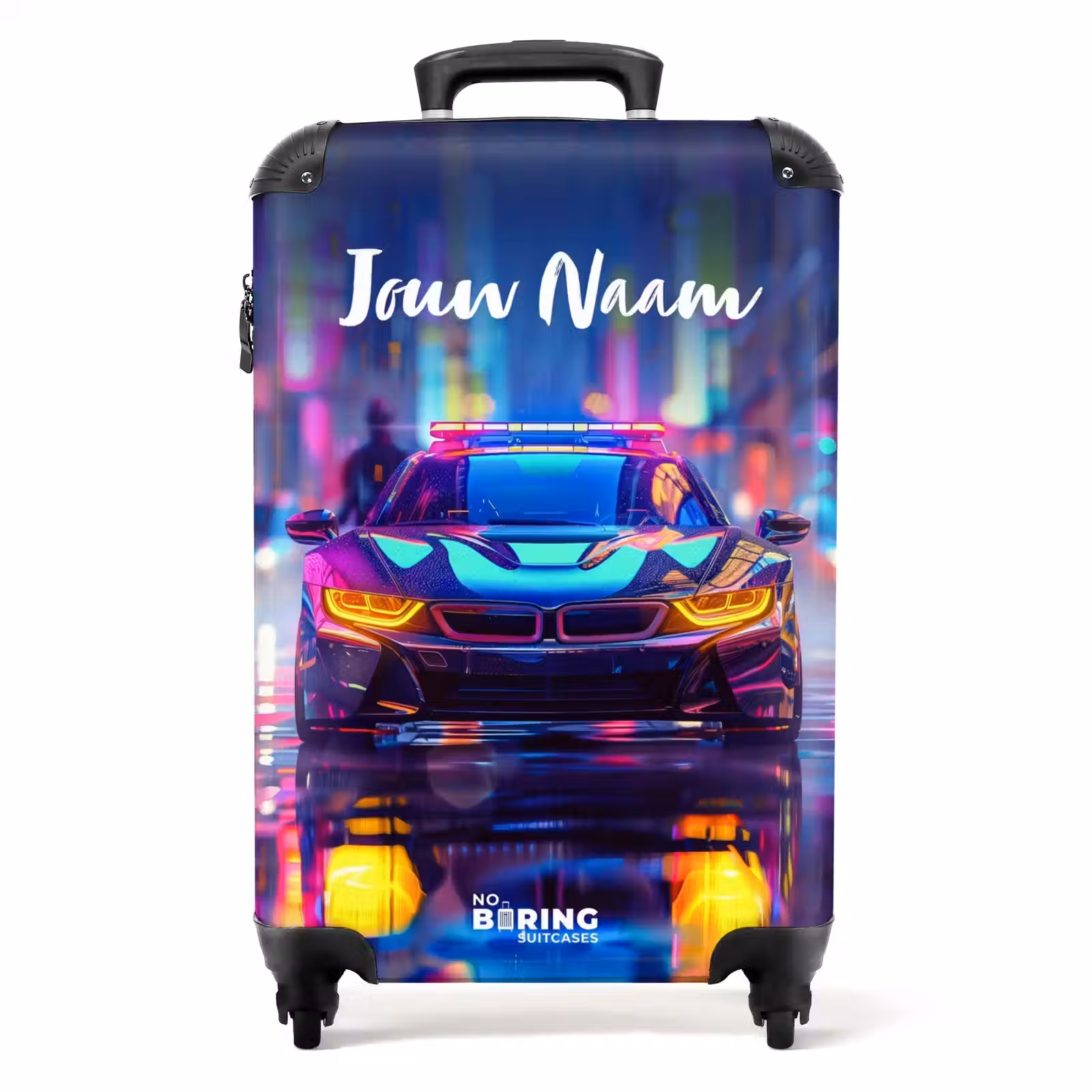 Koffer met naam - Neon nightcar — 1
