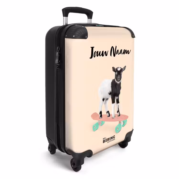Koffer met naam - Boardende bok — 2