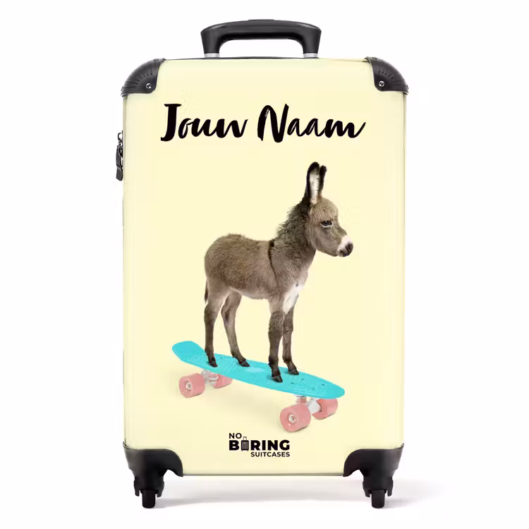 Koffer met naam - Ezeltje eropuit — 1