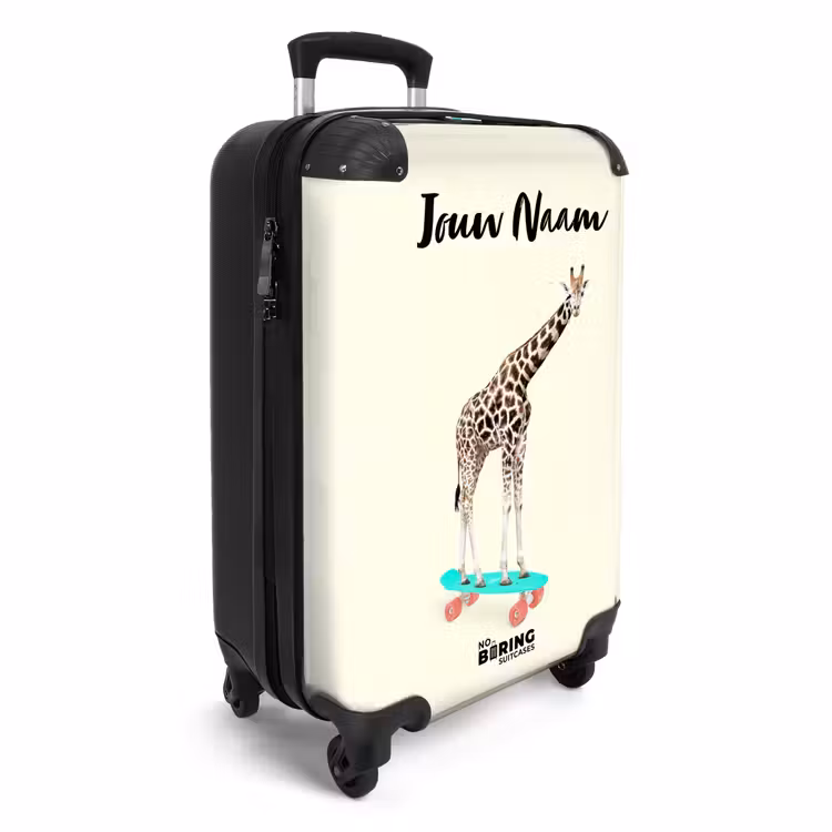 Koffer met naam - Gierende giraffe — 2