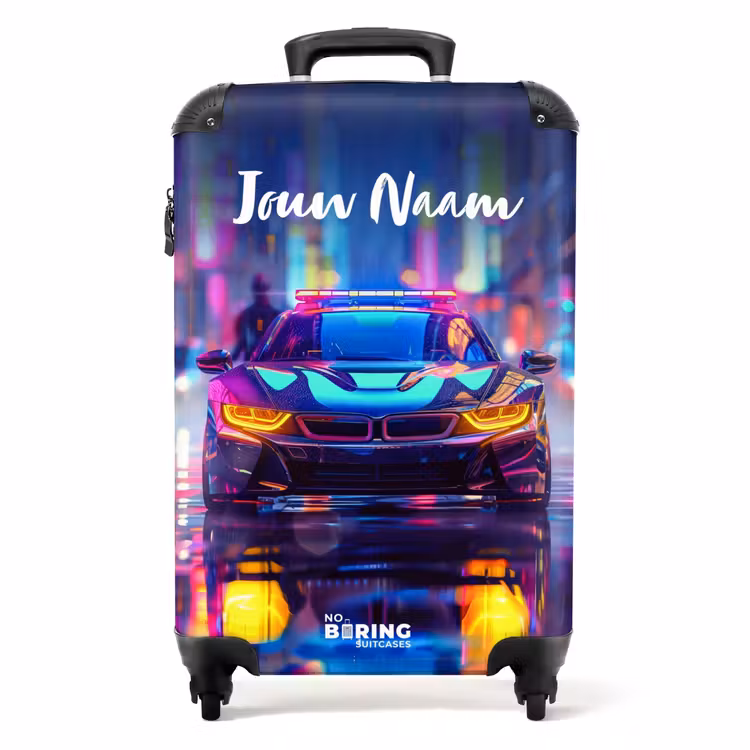 Koffer met naam - Neon nightcar — 1