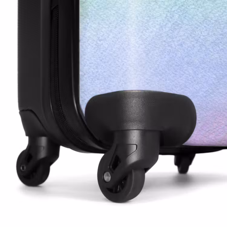 Koffer met naam - Pastel regenboog — 6