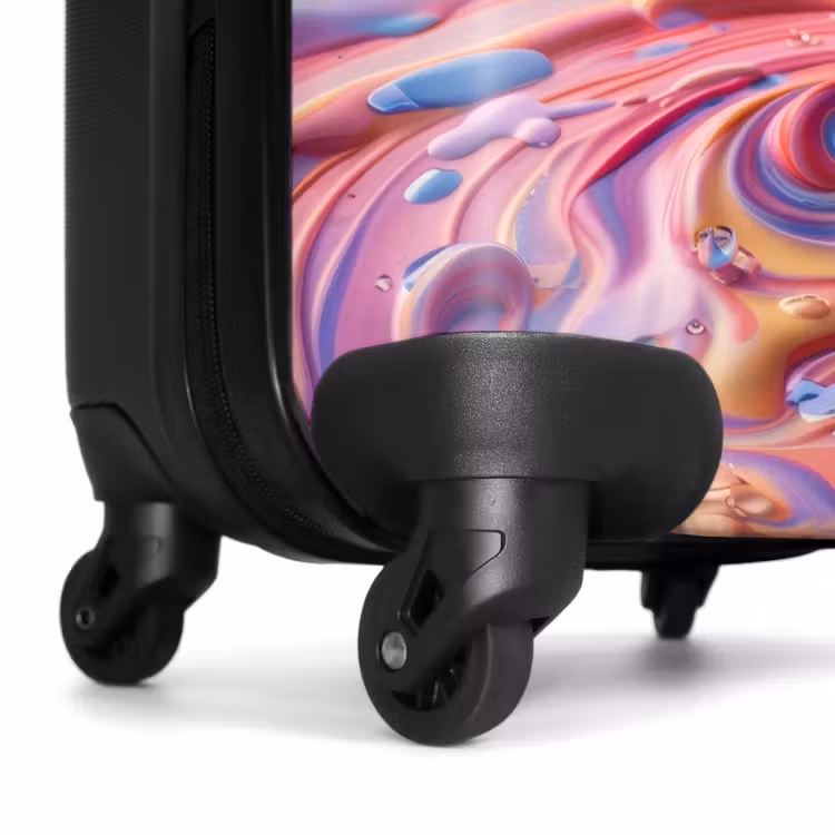 Koffer met naam - Pastel swirl — 6
