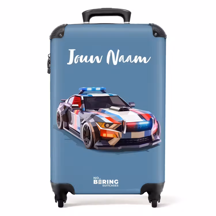 Koffer met naam - Pijlsnelle politieauto — 1