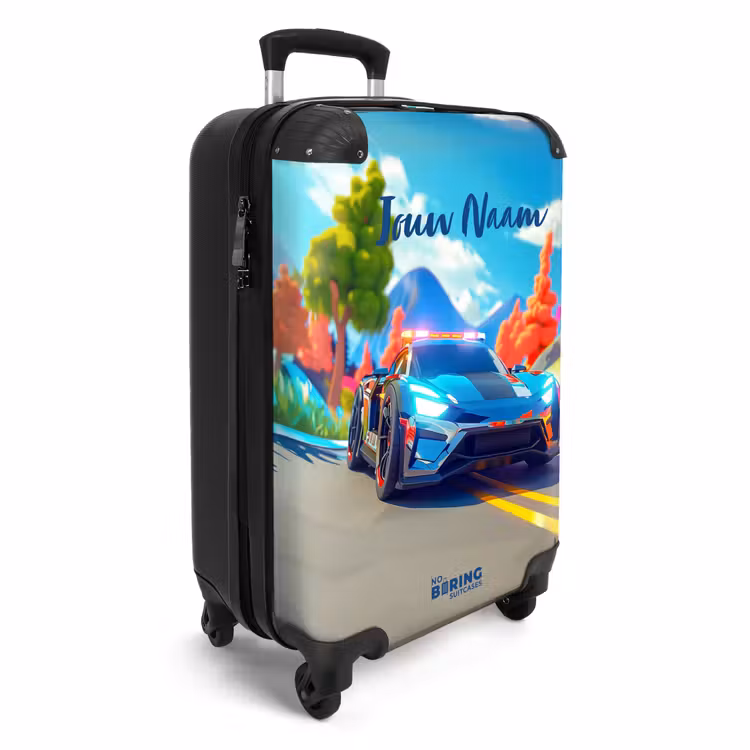 Koffer met naam - Sirene speedcar — 2