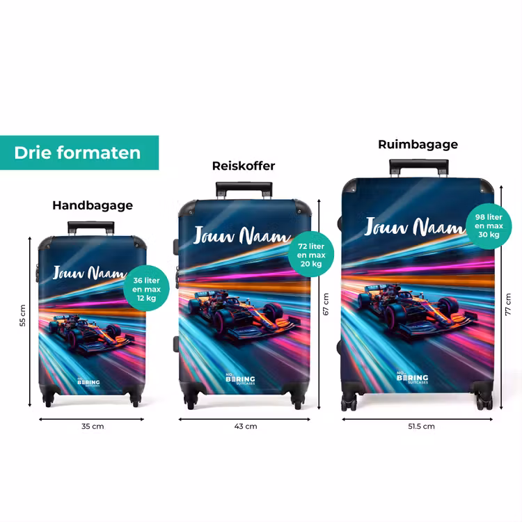Koffer met naam - Spectrum speedster — 8