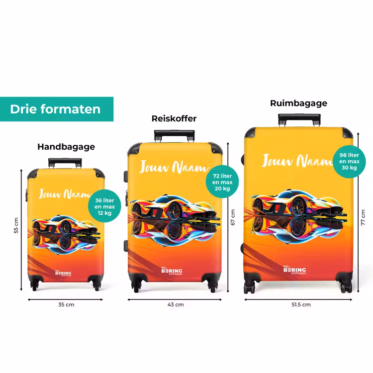 Koffer met naam - Sunbeam sprinter — 8