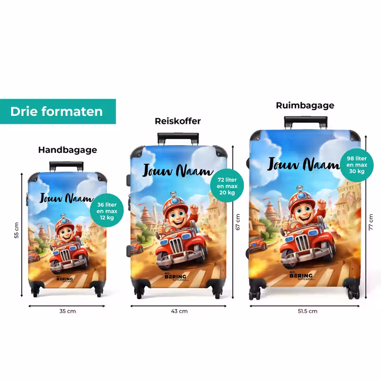 Koffer met naam - Berend brandweerman — 8