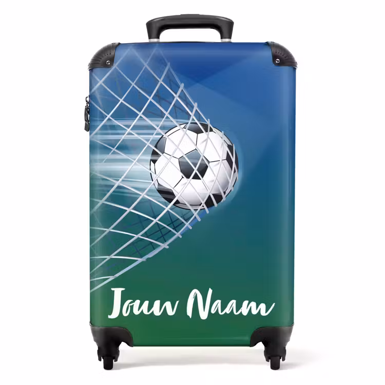 Koffer met naam - Goal-getter blauw — 1