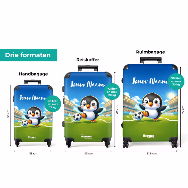 Koffer met naam - Penalty pinguïn — 8
