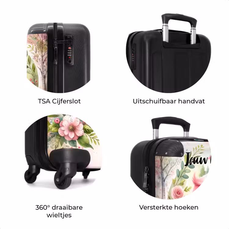 Koffer met naam - Roze Rafaël — 7