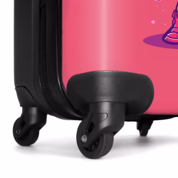 Koffer met naam - Roze ranger — 6