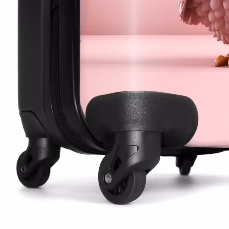 Koffer met naam - Roze Ritselaar — 6