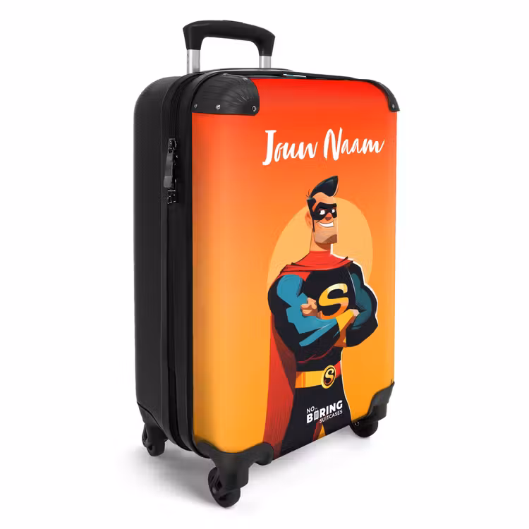 Koffer met naam - Sunny superhero — 2