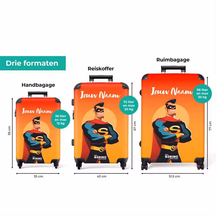 Koffer met naam - Sunny superhero — 8