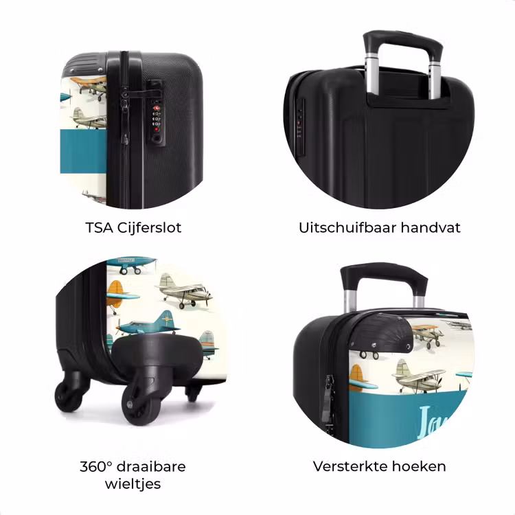 Koffer met naam - Vliegtuigsquadron — 7