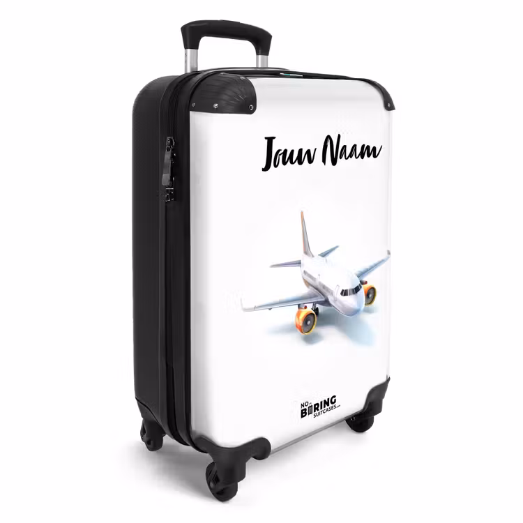 Koffer met naam - Witte wervelwind — 2