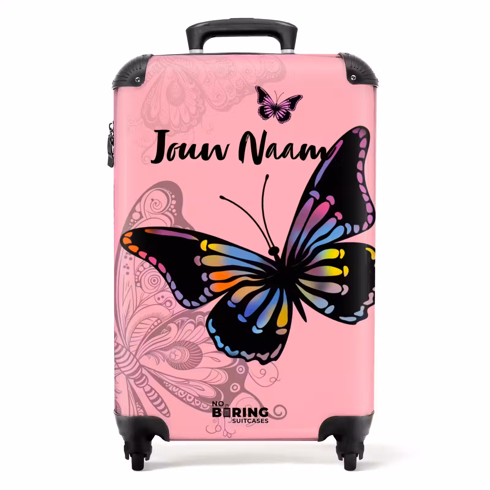 Koffer met naam - Bubblegum butterfly — 1